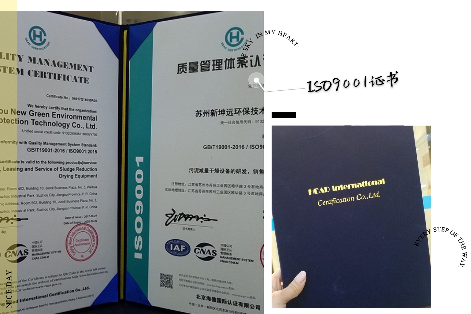 國家級認證：ISO9001認證證書下發